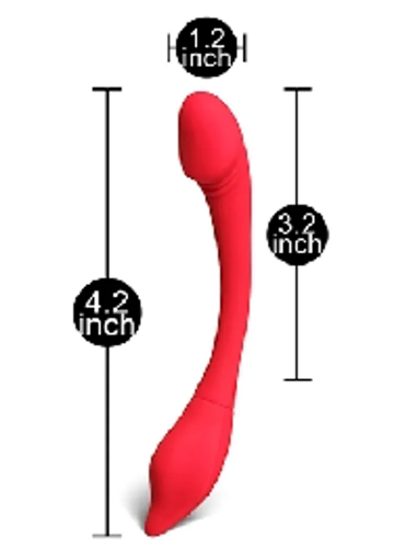 11-Speed Red Vibrator 1054